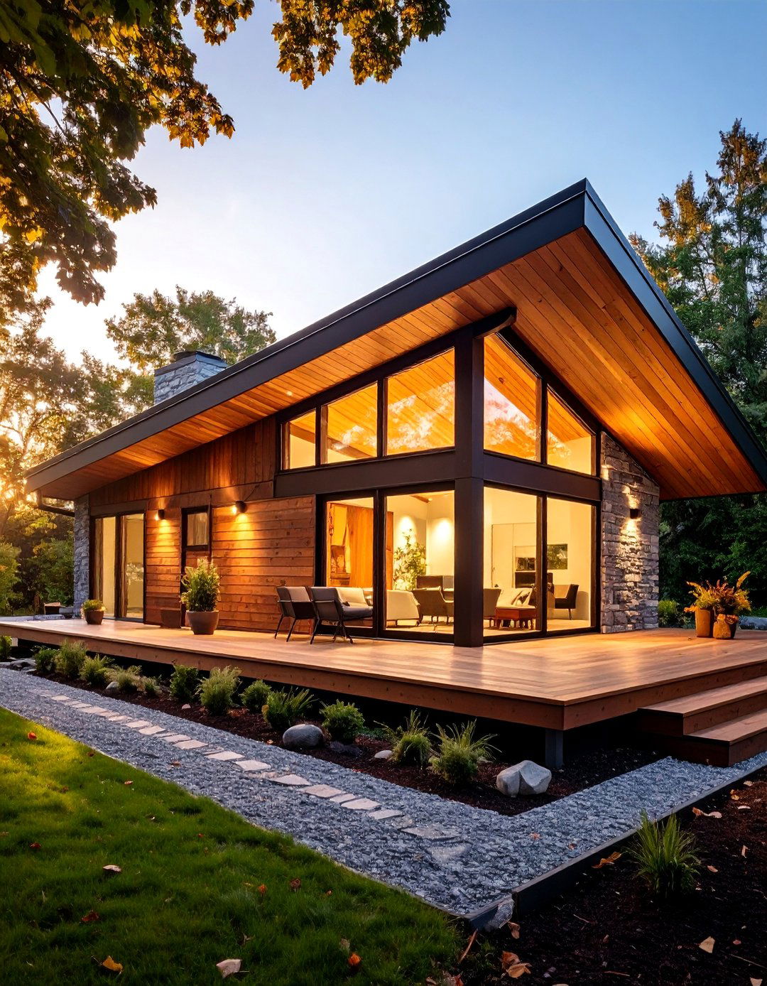 Skylight Strip Mid Century Modern Exterior - 25 Mid-Century Modern Exterior Home Ideas