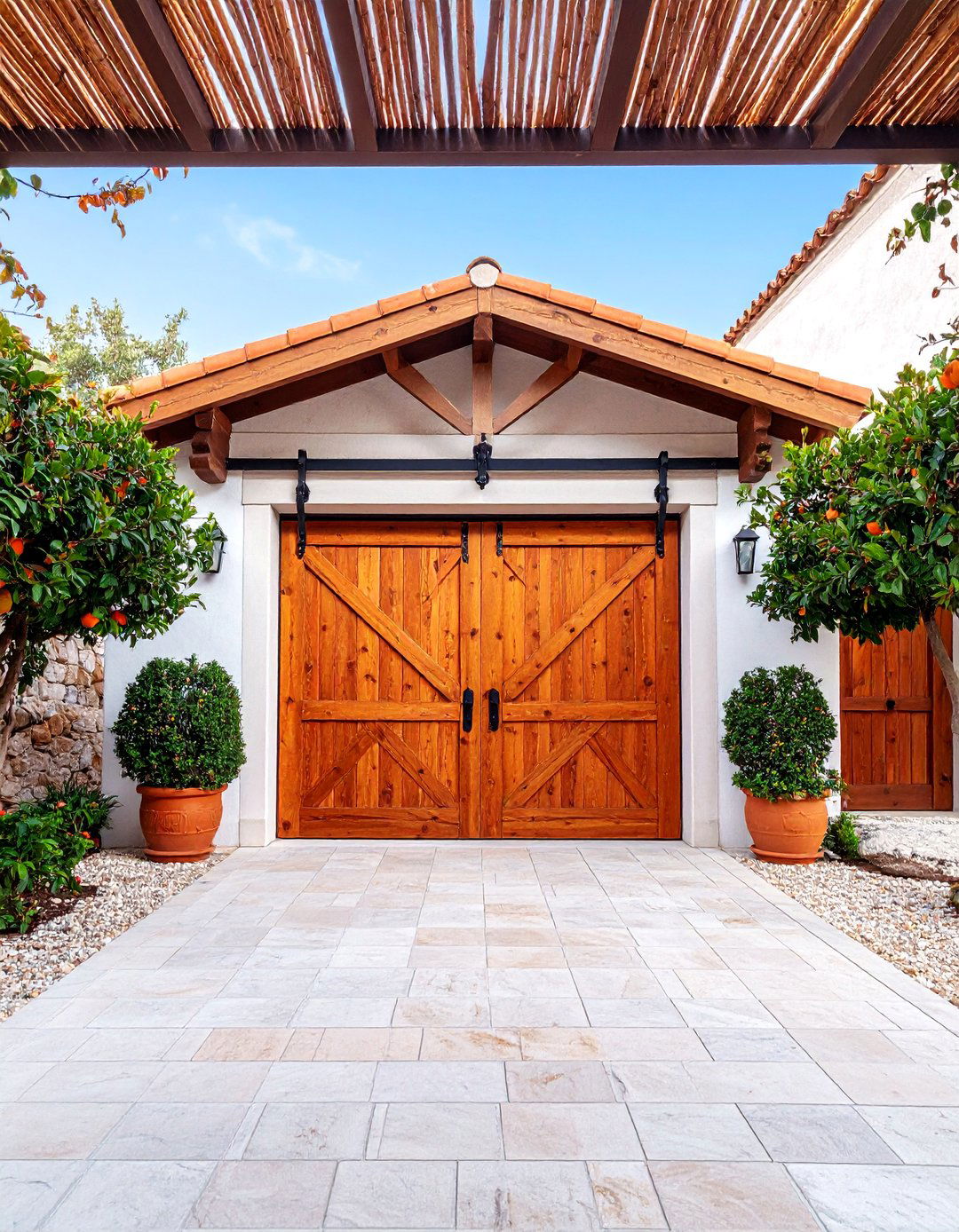 Sliding Barn Door Mediterranean Style - 25 Mediterranean Front Door Ideas