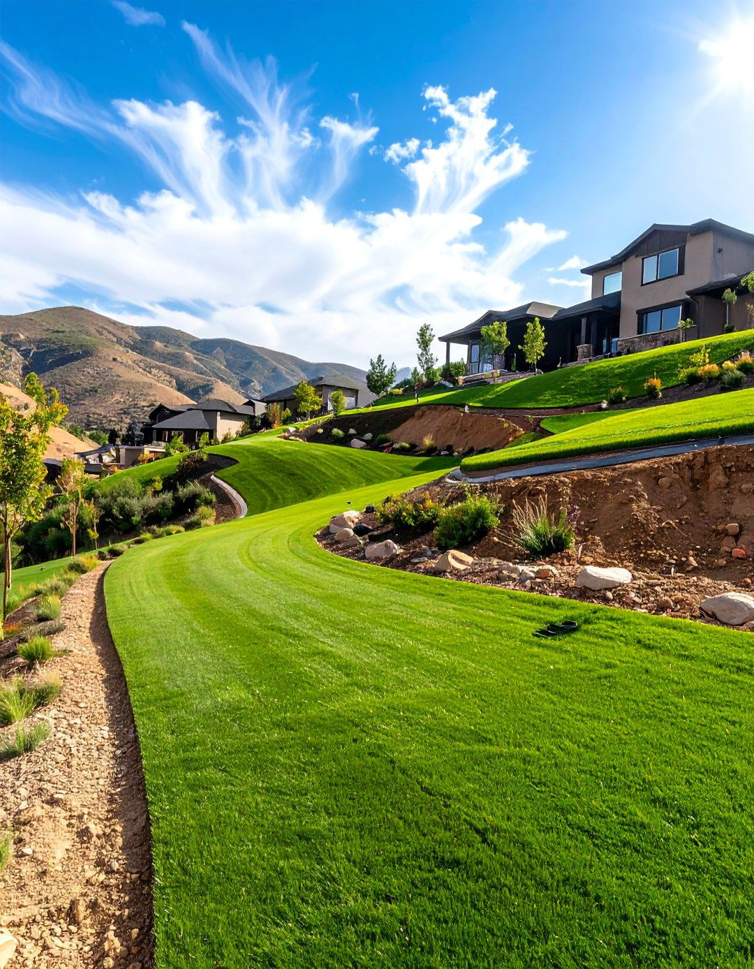 Slope and Hillside Solutions - 25 Backyard Turf Ideas