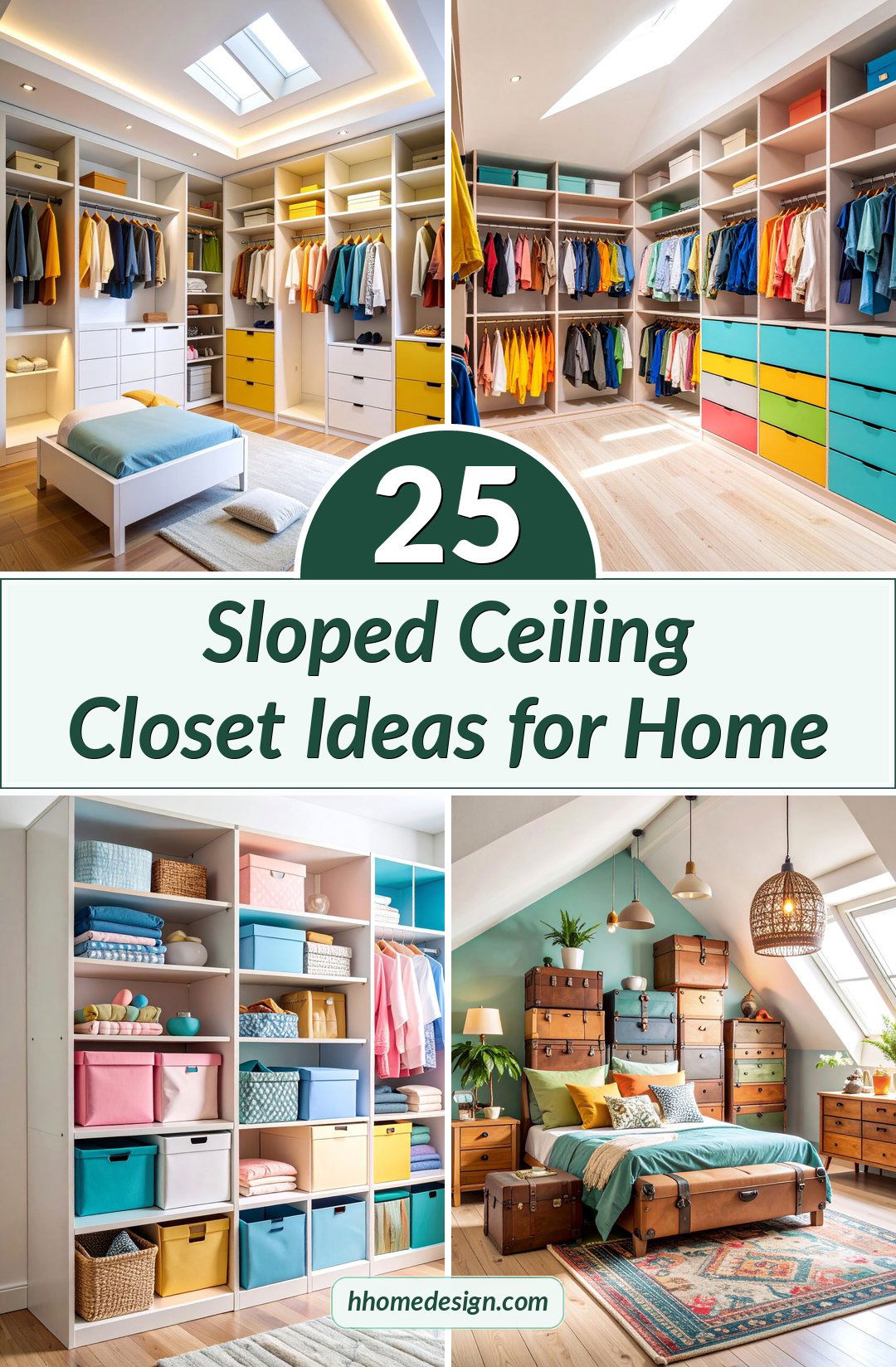 25 Sloped Ceiling Closet Ideas for Home