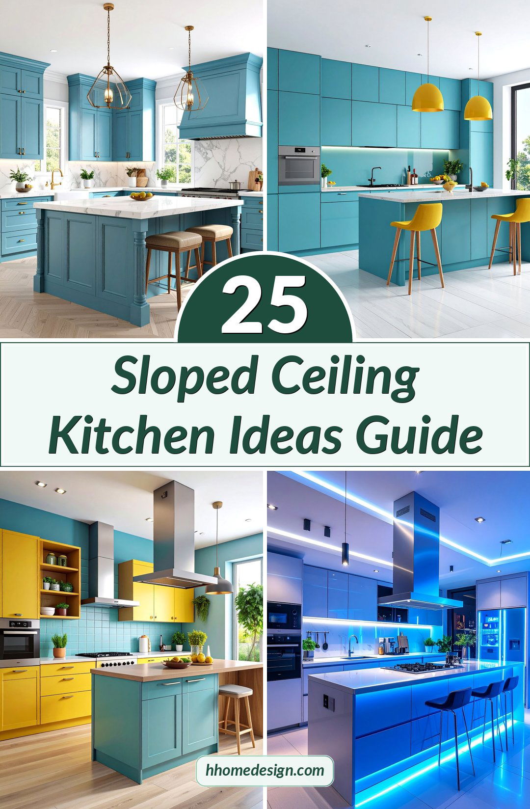 25 Sloped Ceiling Kitchen Ideas Guide