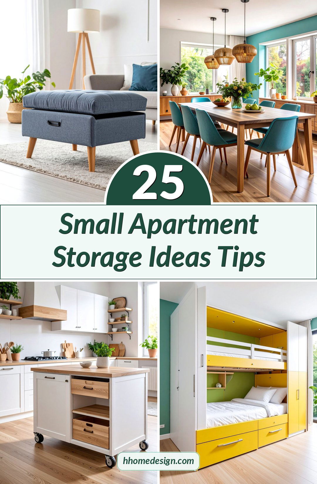25 Small Apartment Storage Ideas Tips
