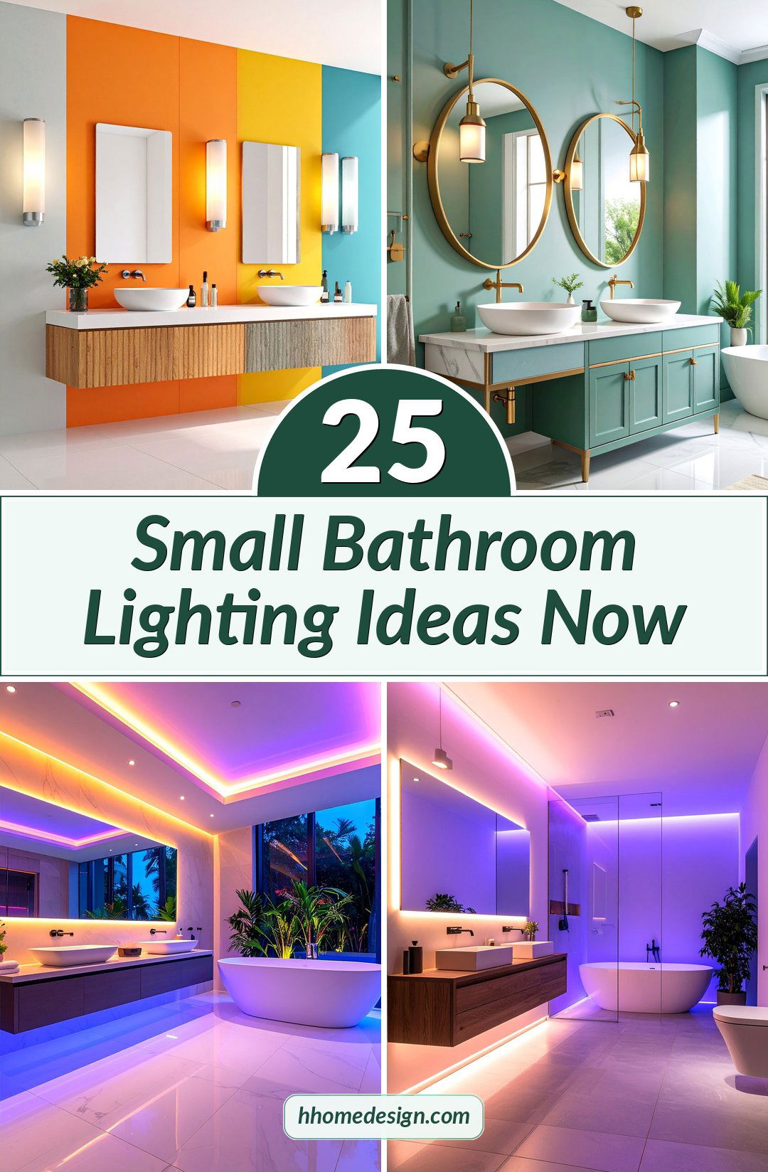25 Small Bathroom Lighting Ideas Now