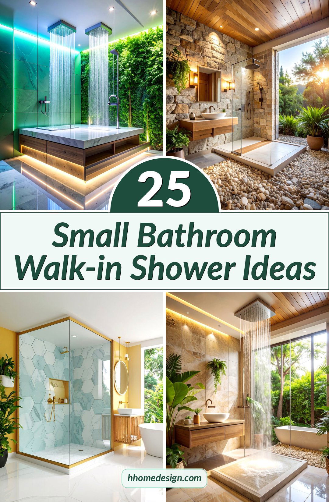 25 Small Bathroom Walk-in Shower Ideas