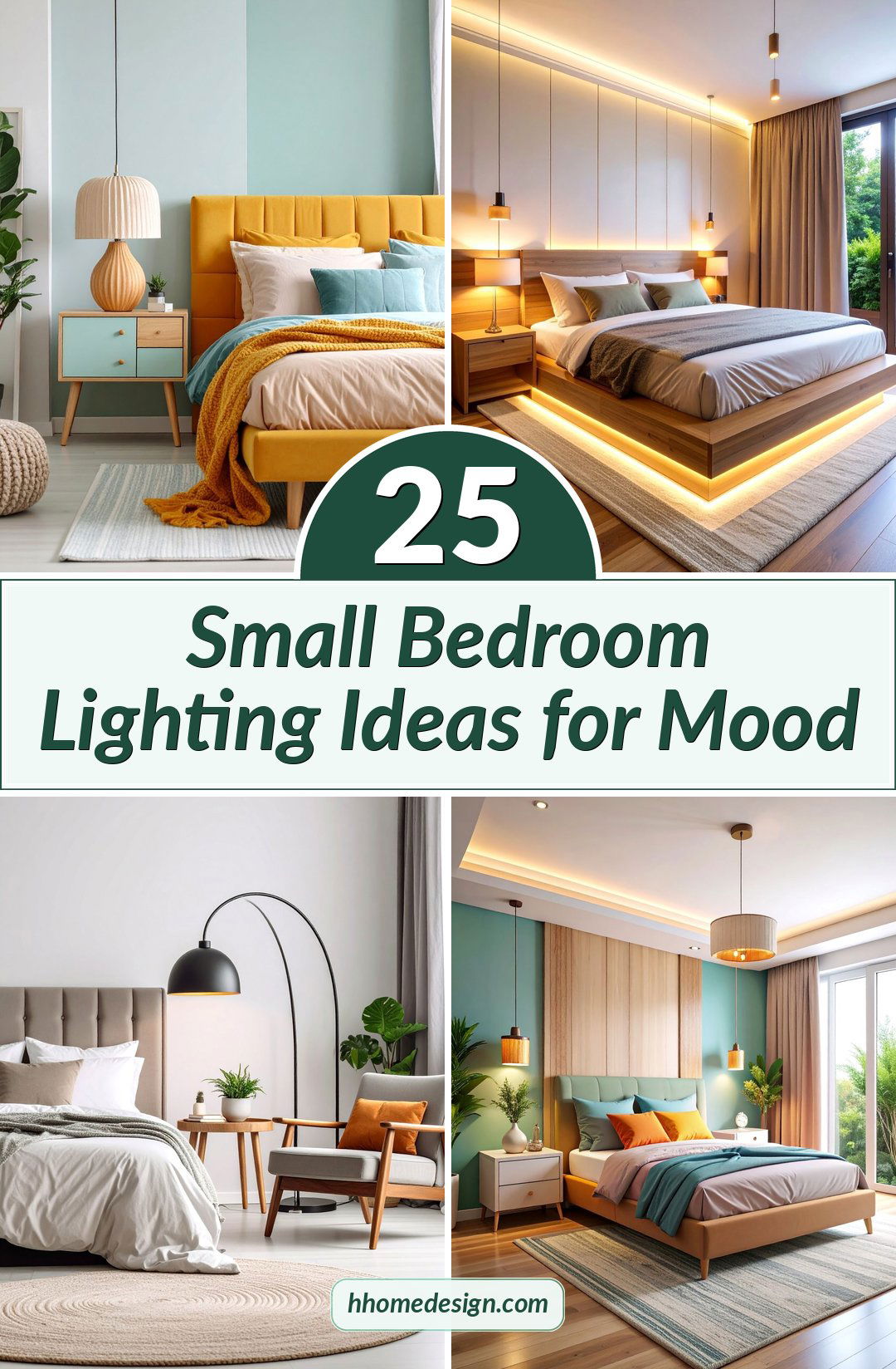 25 Small Bedroom Lighting Ideas for Mood