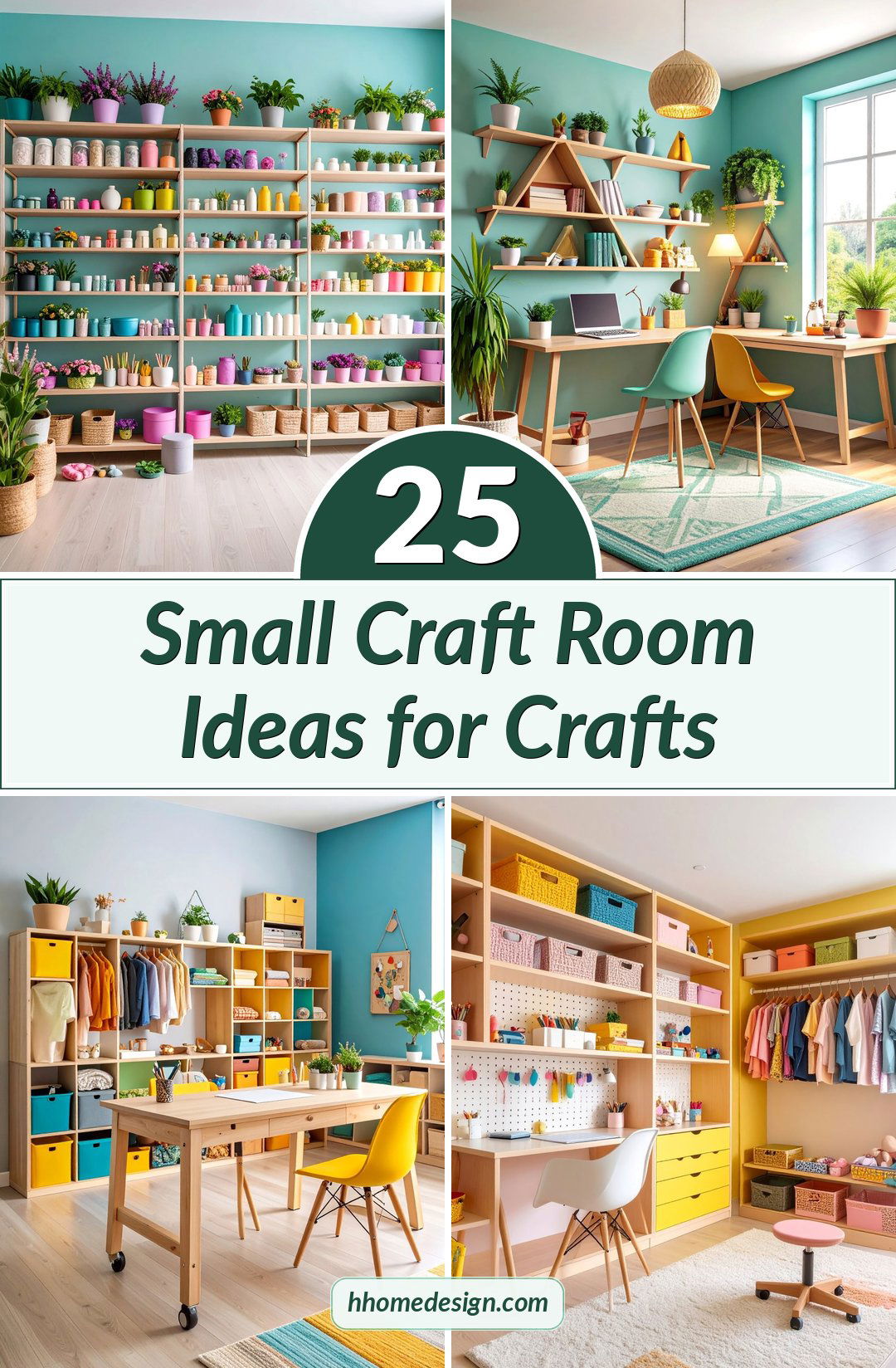 25 Small Craft Room Ideas for Crafts