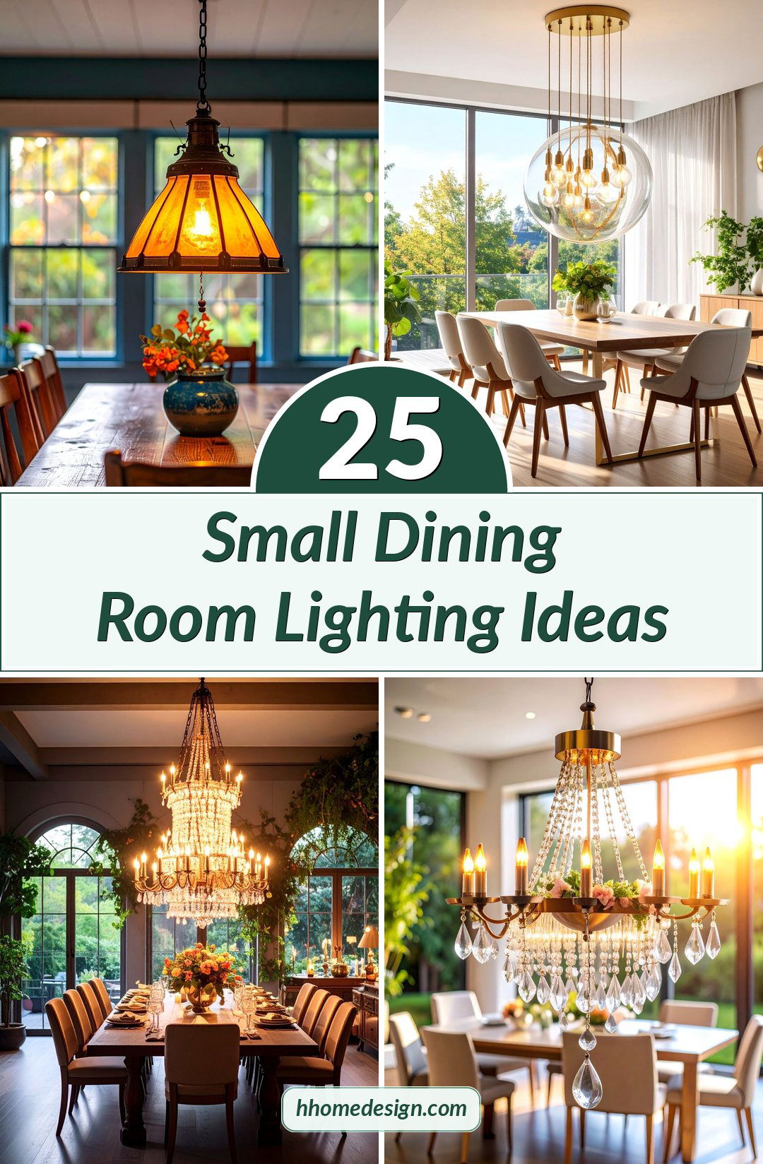 25 Small Dining Room Lighting Ideas