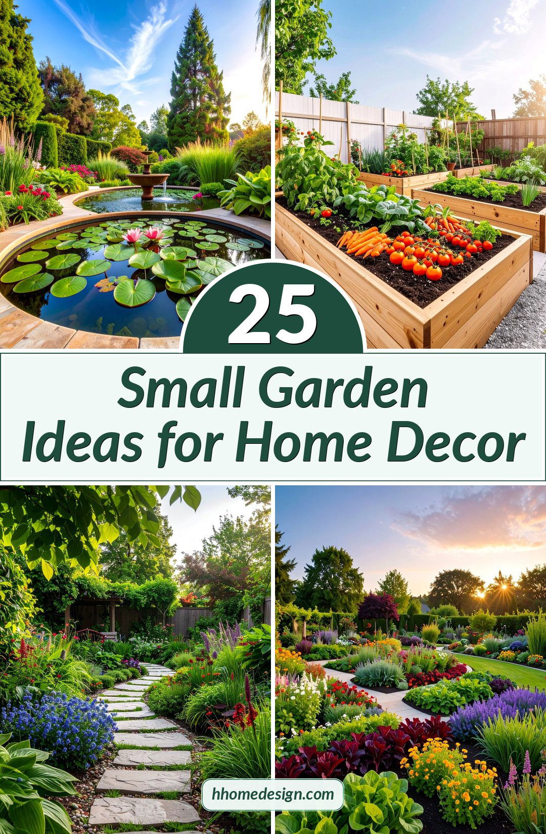 25 Small Garden Ideas for Home Decor