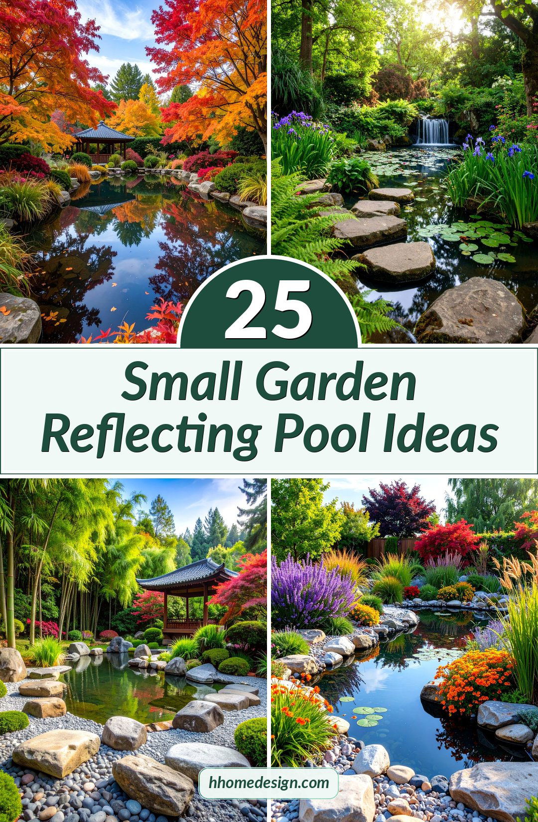 25 Small Garden Reflecting Pool Ideas