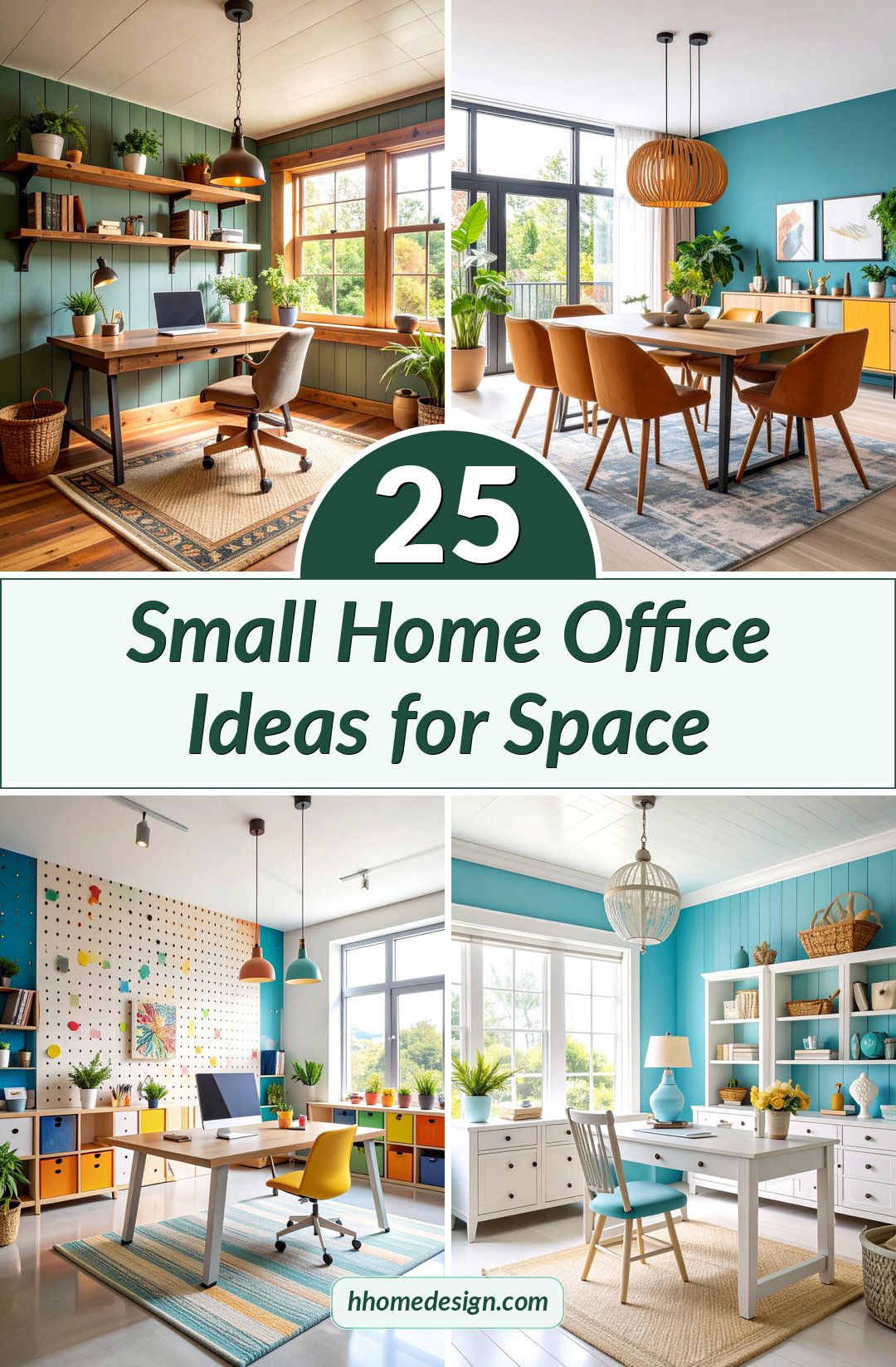 25 Small Home Office Ideas for Space