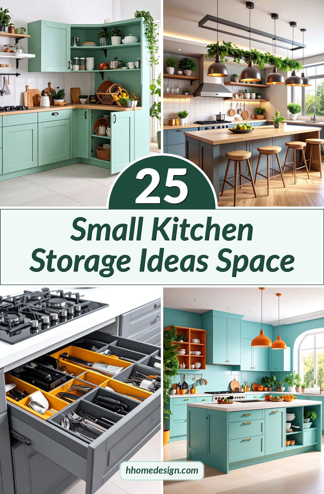 25 Small Kitchen Storage Ideas Space