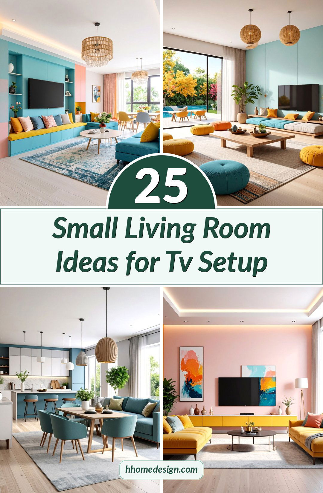25 Small Living Room Ideas for Tv Setup
