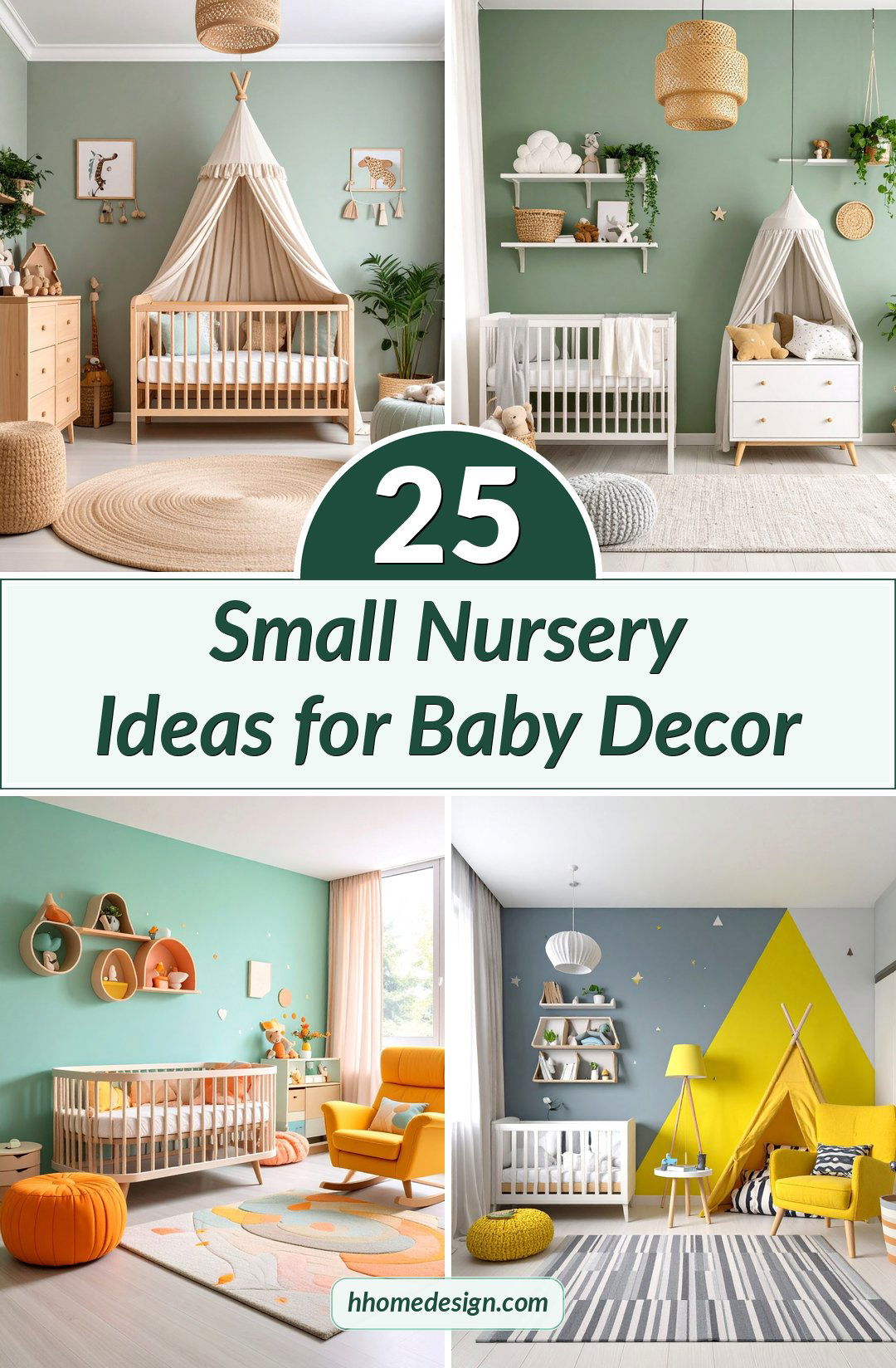 25 Small Nursery Ideas for Baby Decor