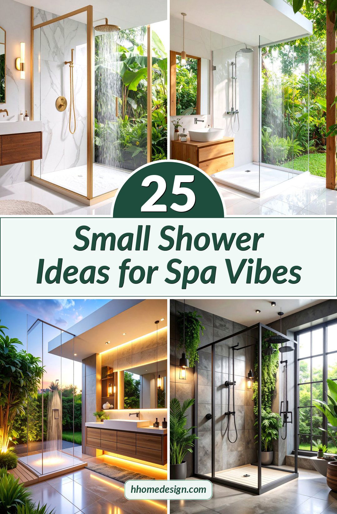 25 Small Shower Ideas for Spa Vibes