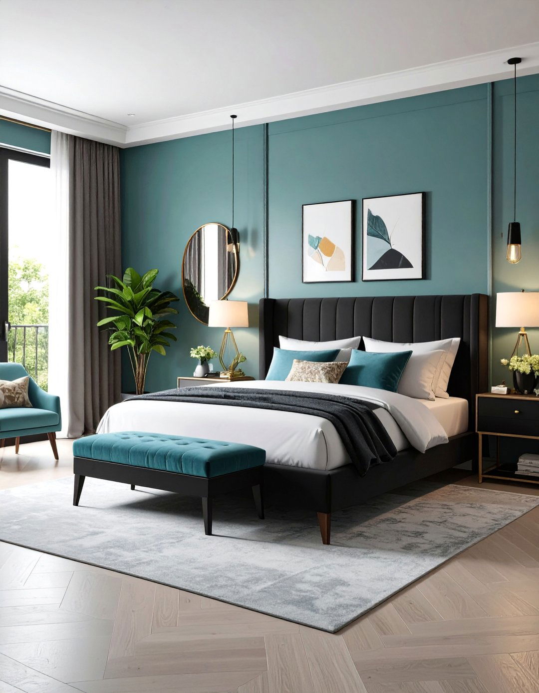 Small Space Black Headboard Bedroom - 25 Black Headboard Bedroom Ideas