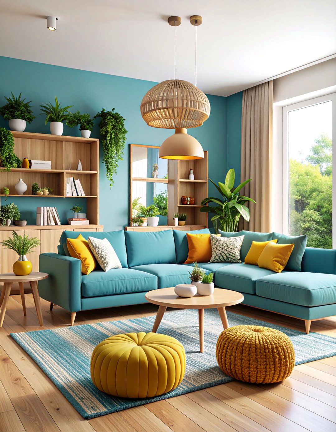Small Space Family Room with Multi Functional Furniture - 25 Family Room Ideas