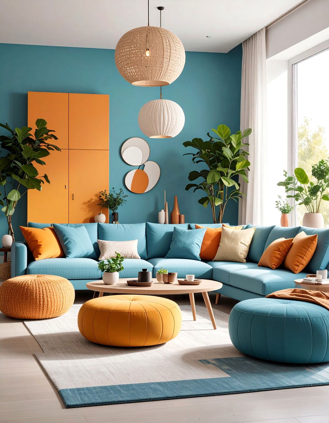 Small Space Feng Shui Living Room with Multipurpose Design - 25 Feng Shui Living Room Ideas