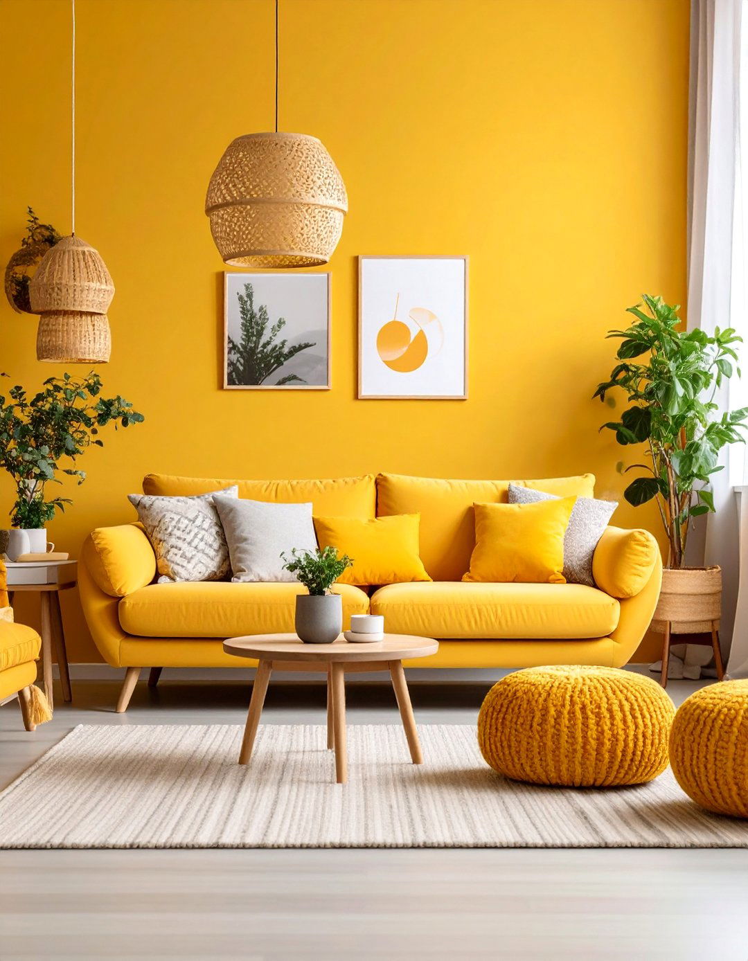 Small Space Grey and Yellow Living Room - 25 Grey and Yellow Living Room Ideas