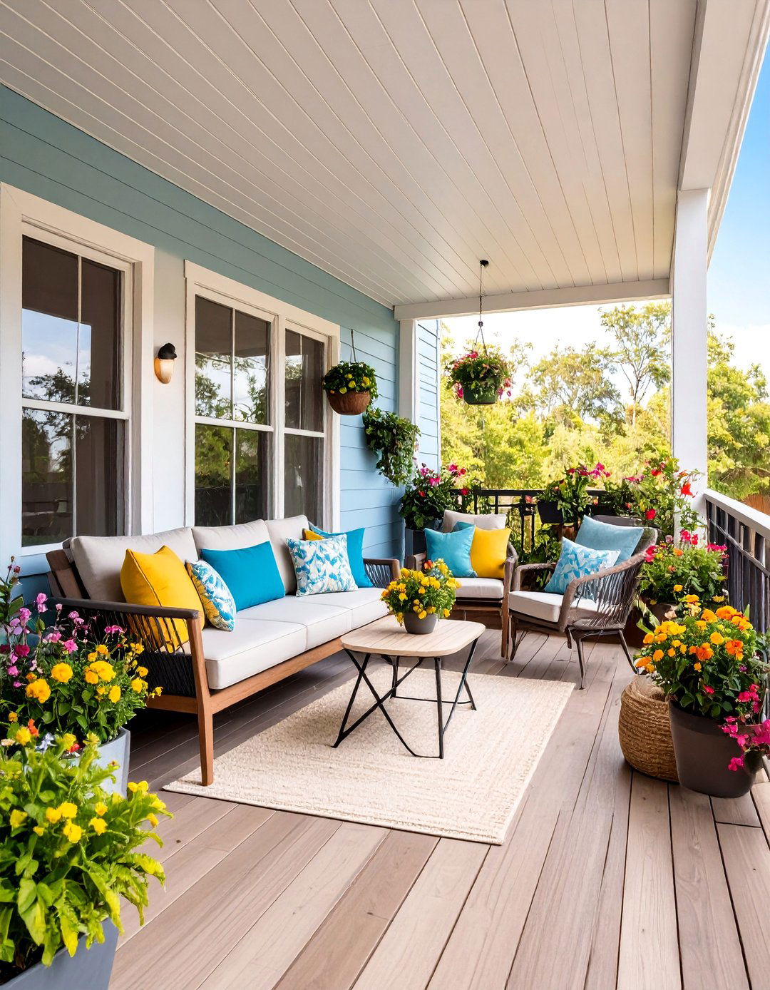 Small Space Lanai with Efficient Design - 25 Lanai Porch Ideas