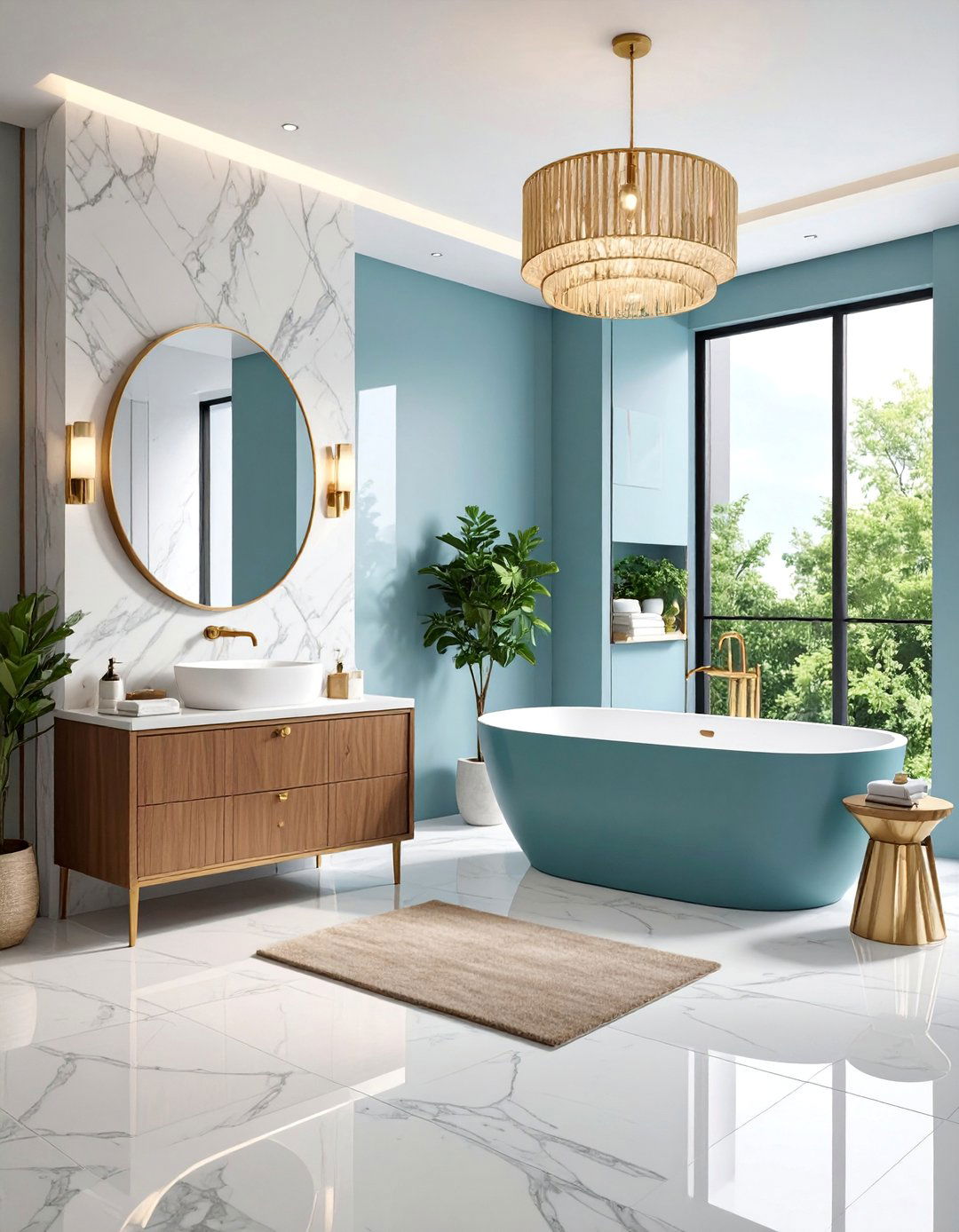 Small Space Luxury Maximization - 25 Modern Bathroom Decor Ideas