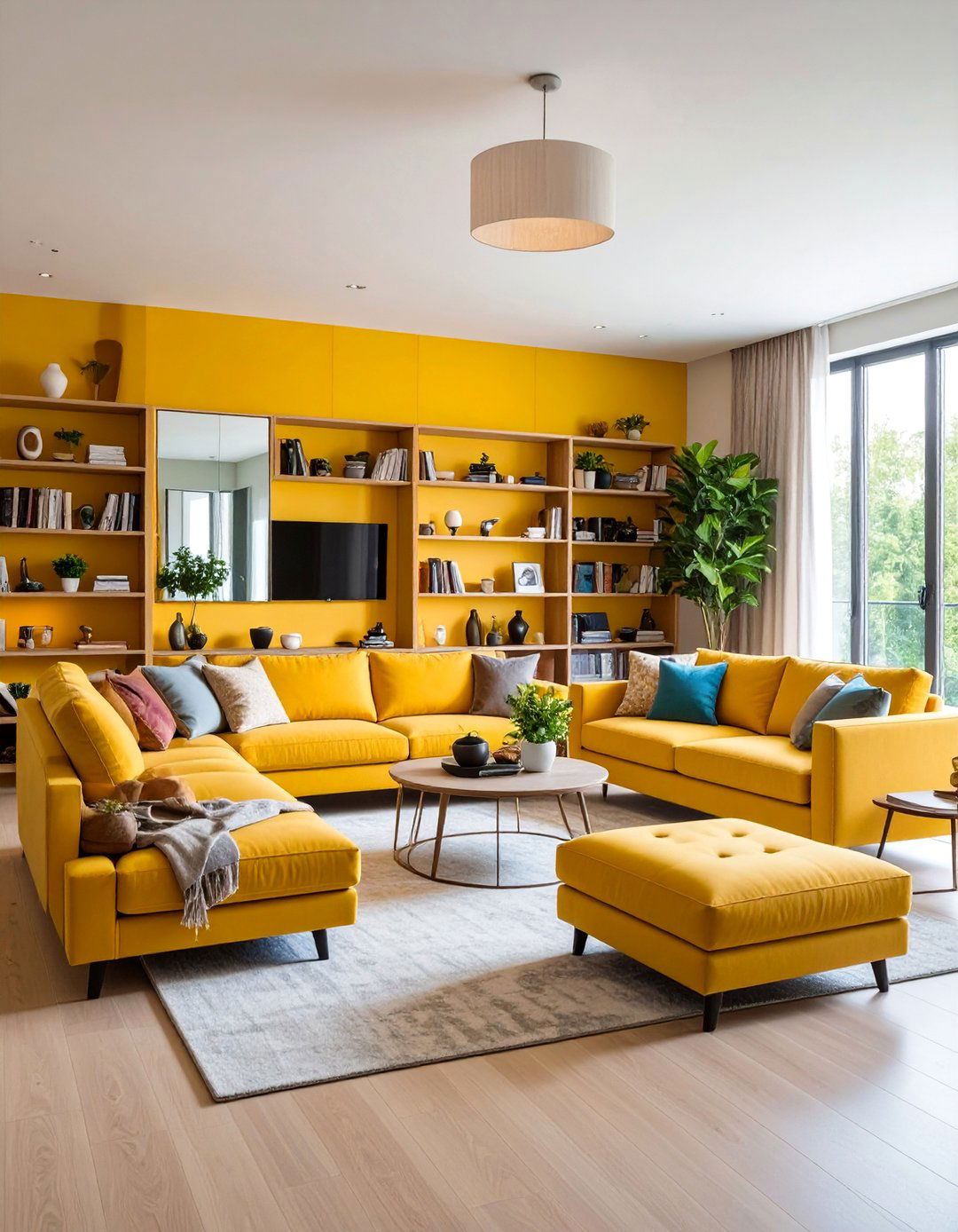Small Space Maximizing Condo Living Room - 25 Condo Living Room Ideas