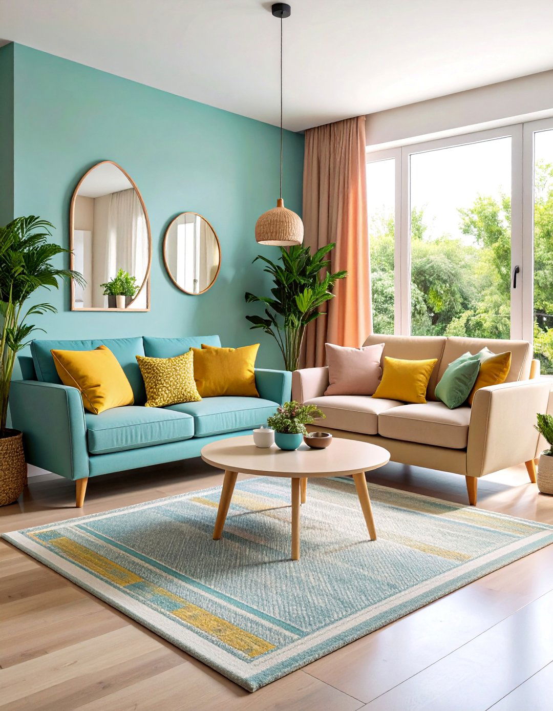 Small Space Symmetrical Maximization - 25 Symmetrical Living Room Ideas