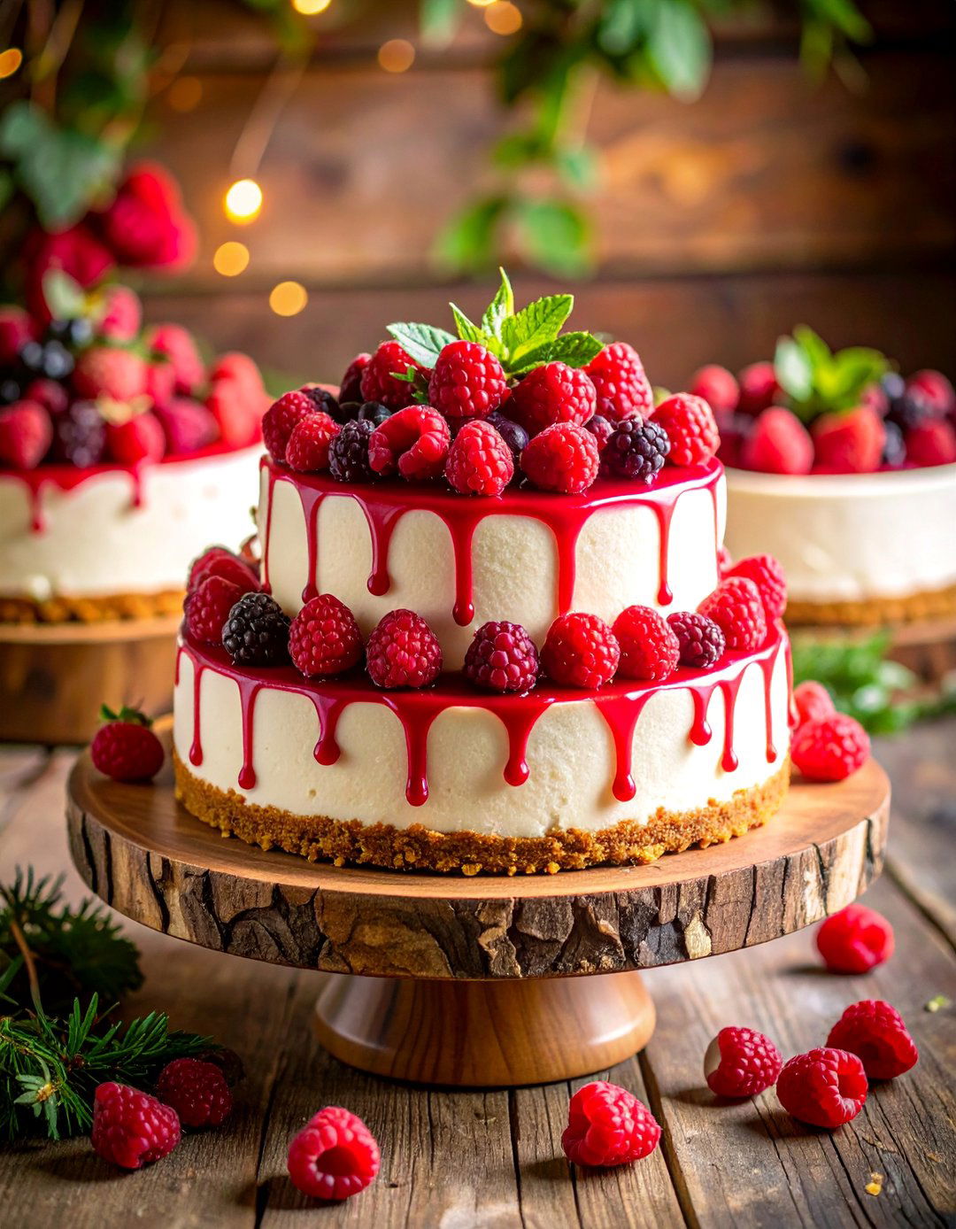 Small Wedding Cheesecake Stack - 25 Small Wedding Cake Ideas