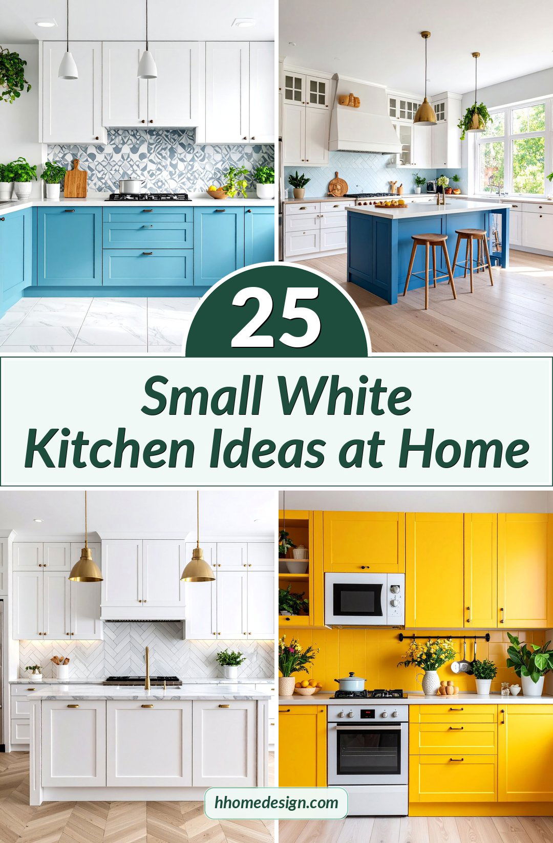 25 Small White Kitchen Ideas at Home