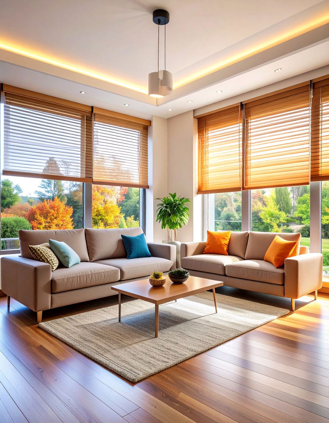 Smart Blinds with Voice Control Integration - 25 Window Treatments Ideas