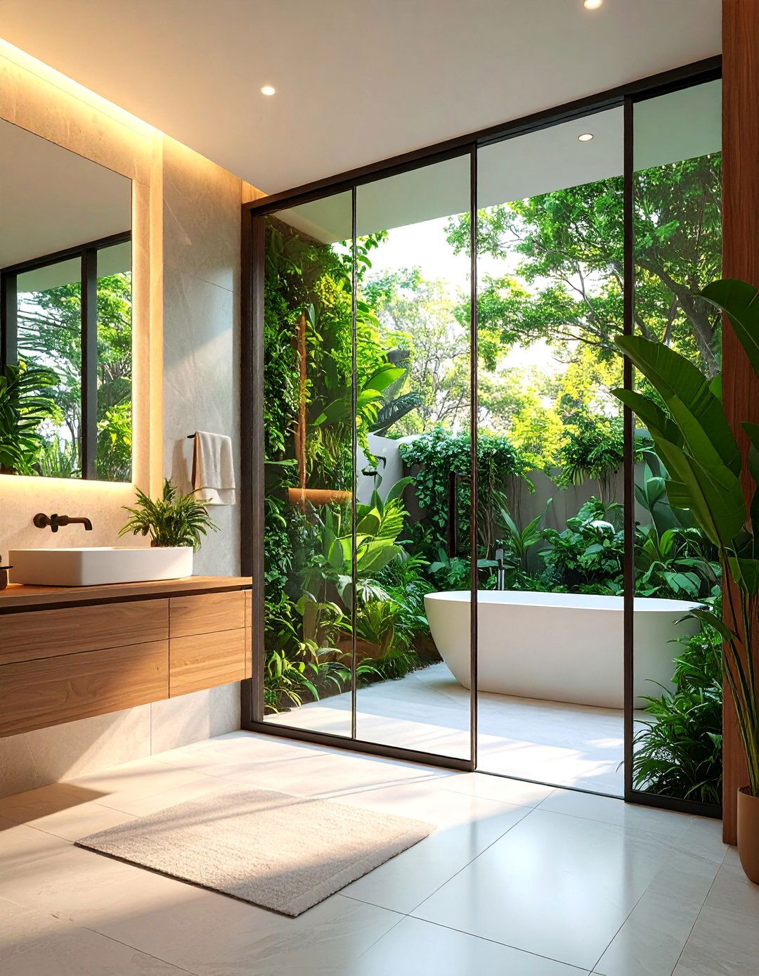 Smart Glass Privacy Pocket Door - 25 Bathroom Pocket Door Ideas