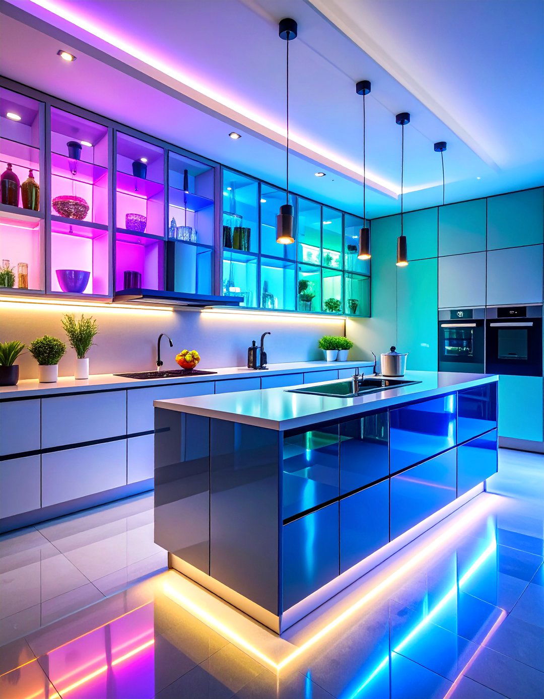 Smart Glass Technology Kitchen Cabinets - 25 Modern Style Glass Kitchen Cabinets