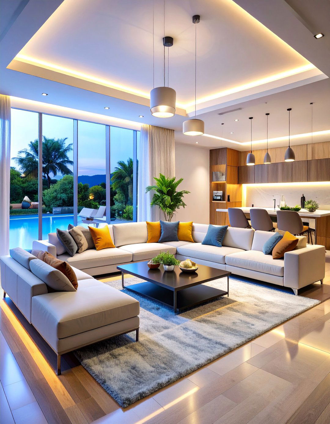 Smart Home Contemporary with Integrated Technology - 25 Contemporary Interior Design Style Ideas