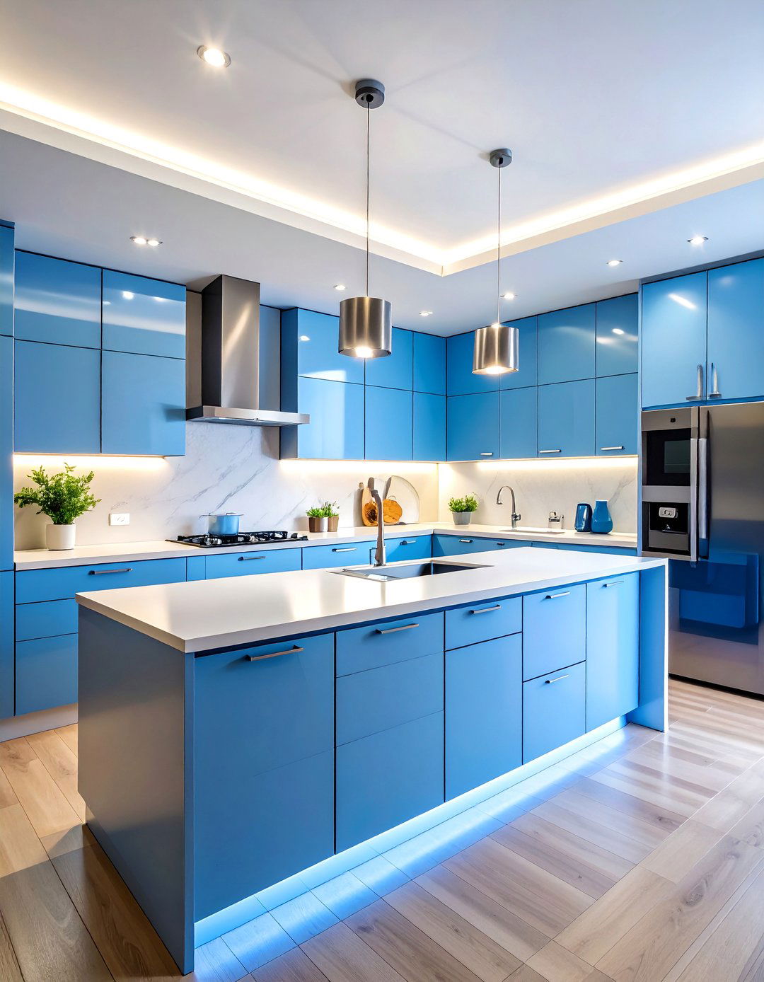 Smart Home Integrated Cabinet Lighting - 25 Cabinet Lighting Ideas