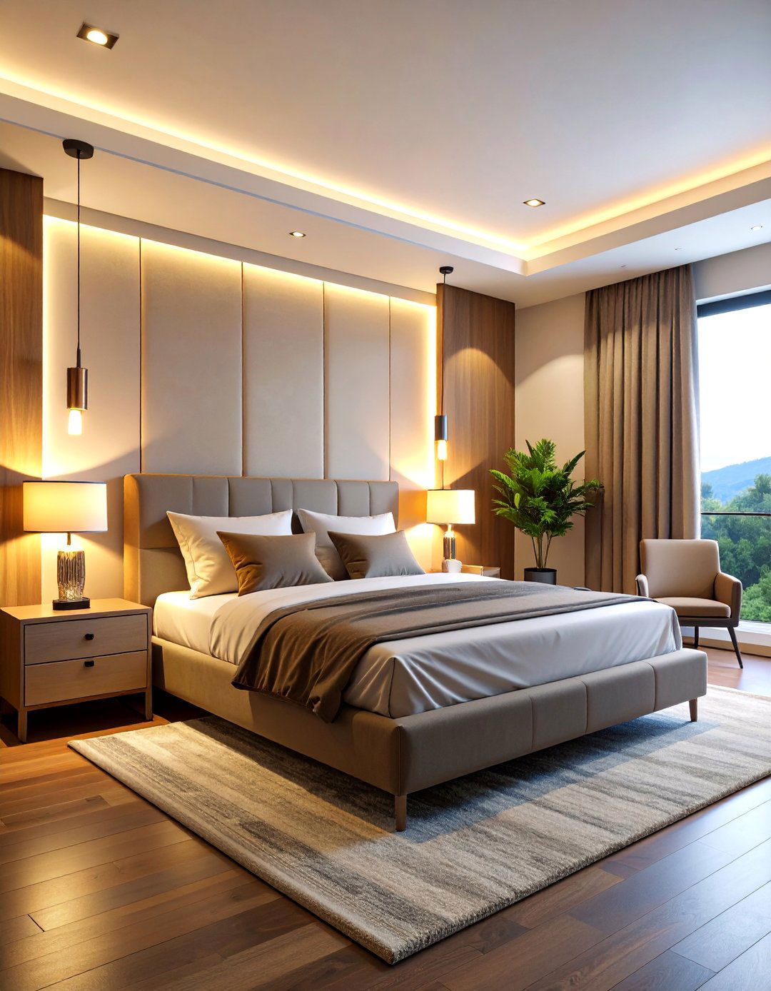 Smart Home Integrated Sconces - 25 Bedroom Wall Sconce Ideas