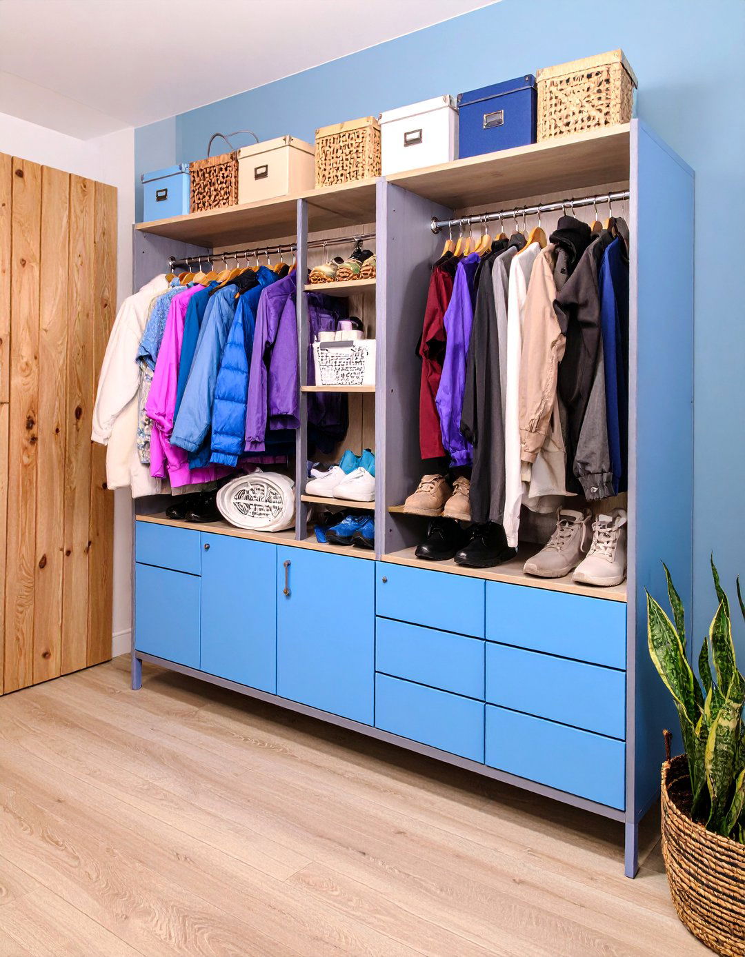 Smart Shoe Drying Cabinet with Ventilation - 25 Outdoor Shoe Storage Ideas