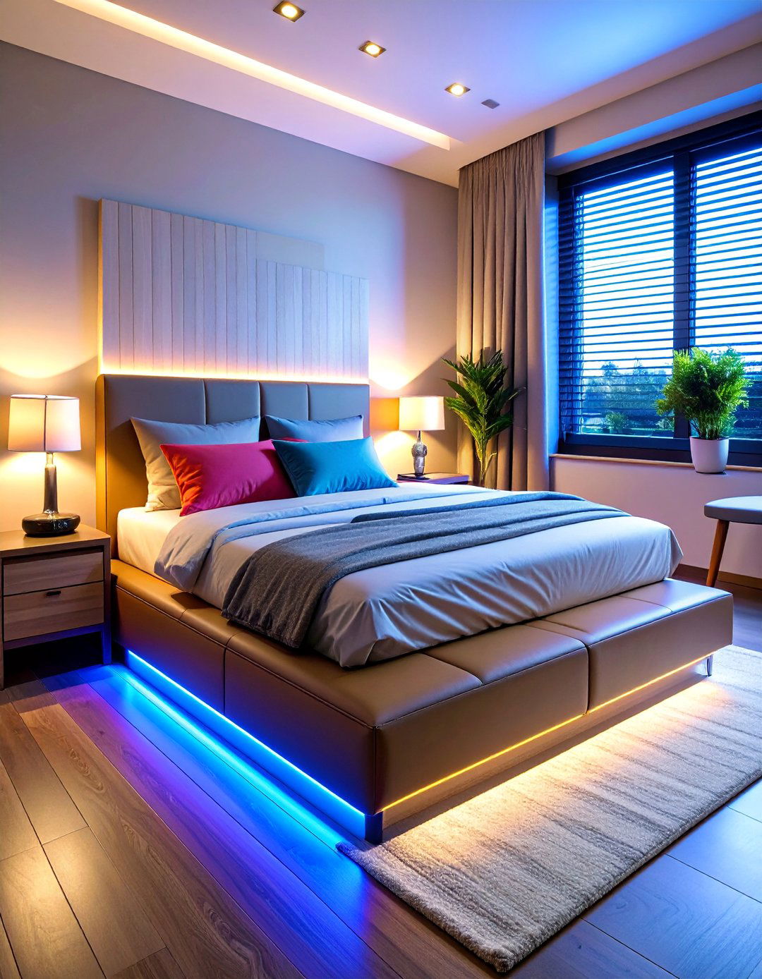 Smart Tech Charging Bedroom Bench - 25 Bedroom Bench Ideas