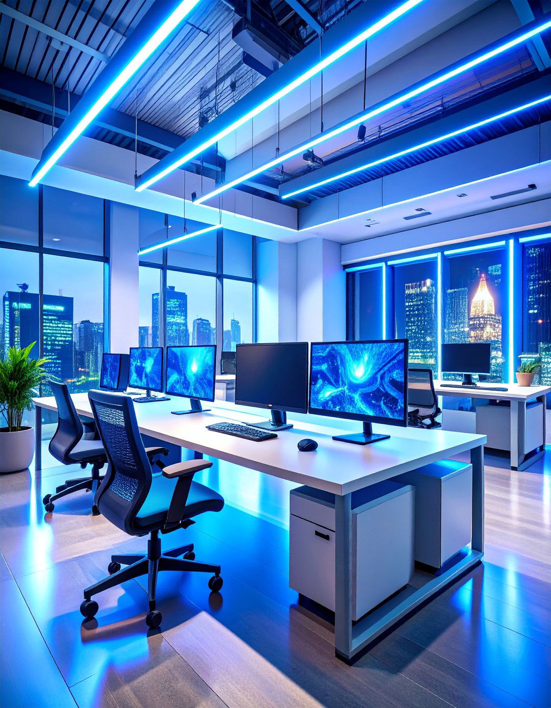 Smart Technology Hub Office - 25 Small Home Office Ideas