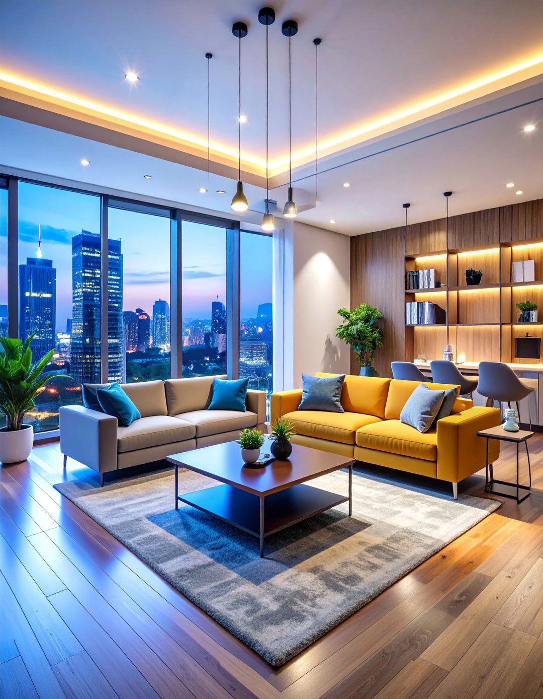 Smart Technology Integration Condo - 25 Condo Interior Design Ideas