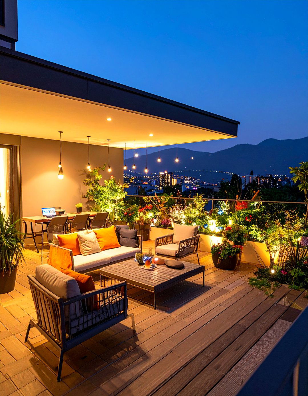 Smart Technology Integration with Automated Features - 25 Balcony Deck Ideas