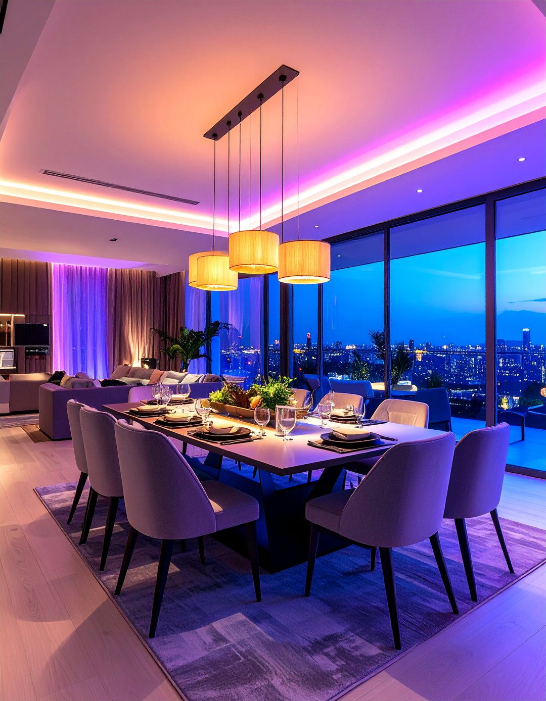 Smart Technology Integration with Modern Convenience - 25 Luxury Dining Room Ideas