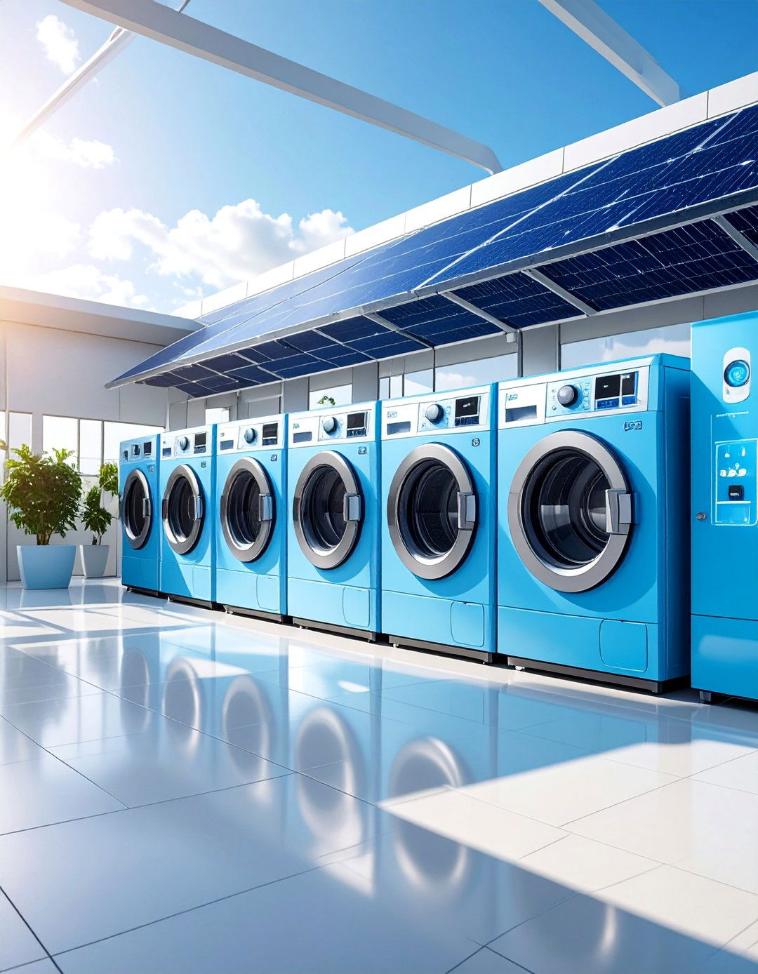 Smart Technology Laundry Hub - 25 Outdoor Laundry Area Design Ideas
