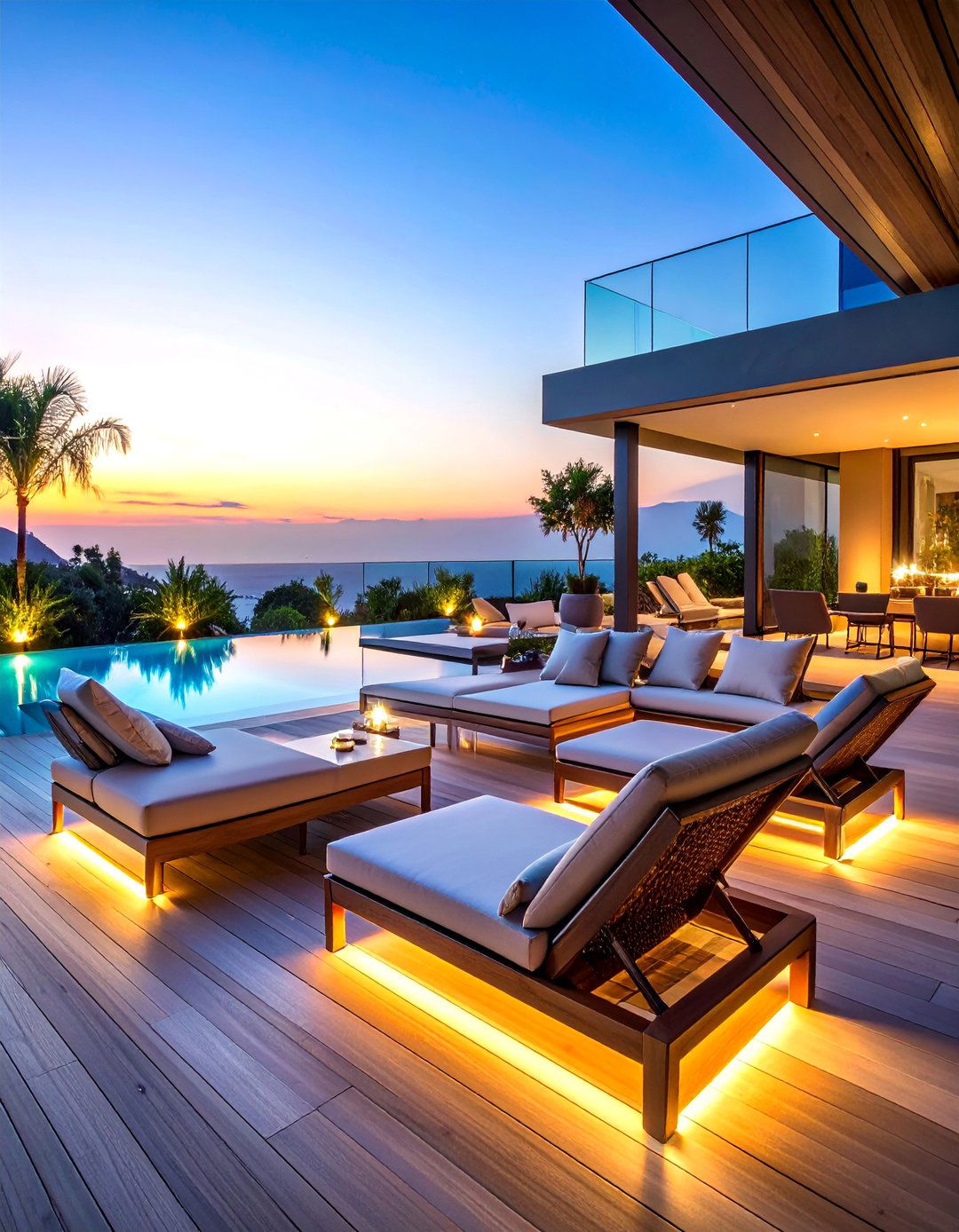 Smart Technology Outdoor Lounge - 25 Outdoor Furniture Ideas
