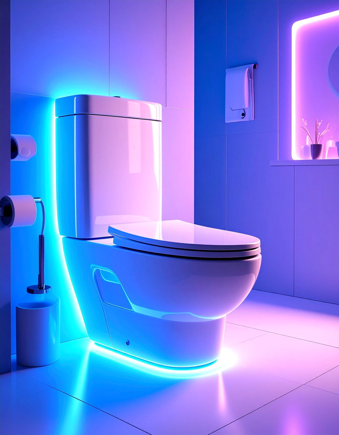 Smart Toilet Technology Integration - 25 Small Master Bathroom Ideas