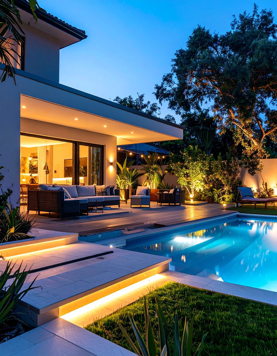 Smart Wi Fi Controlled Landscape Lighting System - 25 Outdoor Lighting Ideas