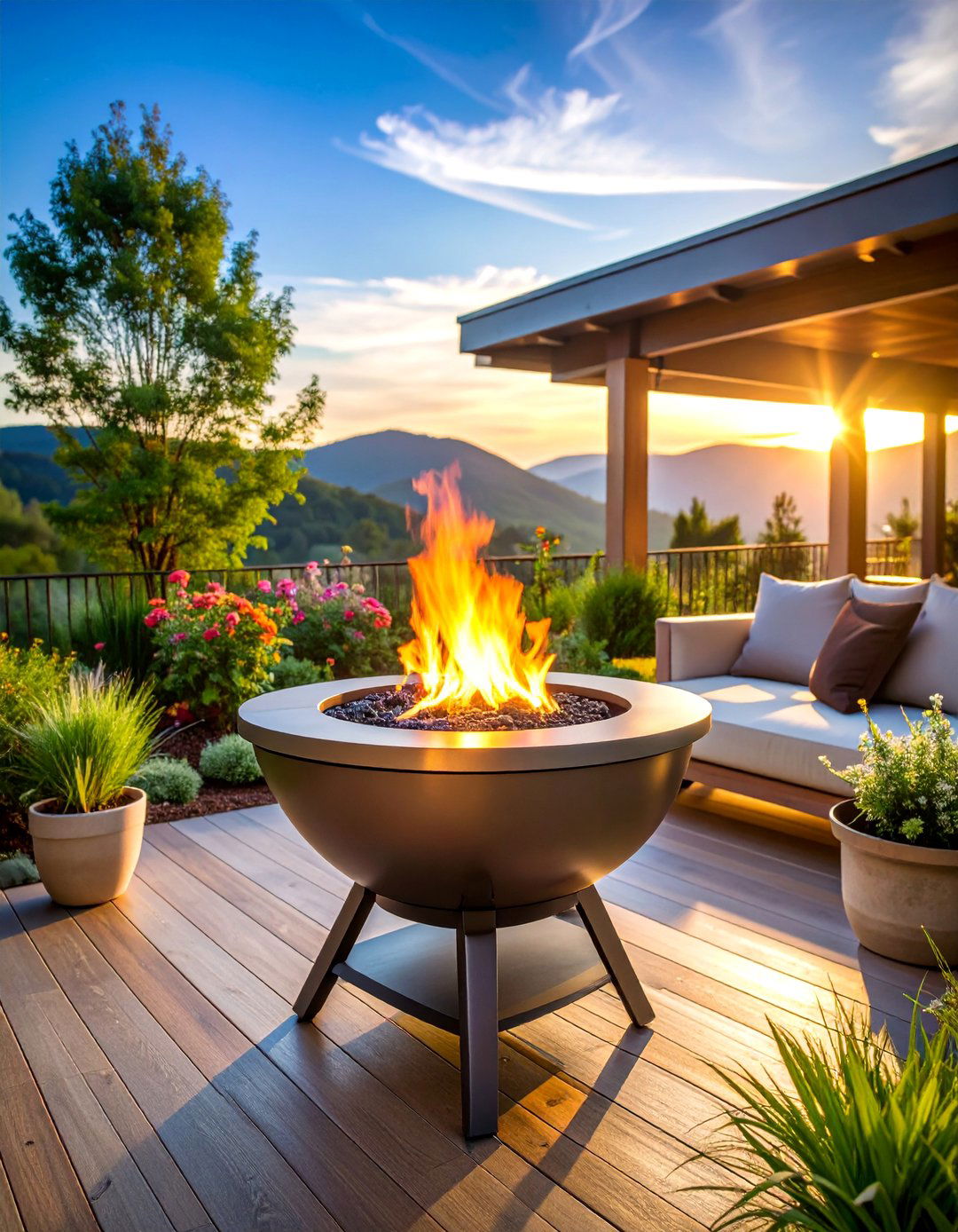 Smokeless Steel Fire Pit with Secondary Combustion - 25 Metal Fire Pit Ideas