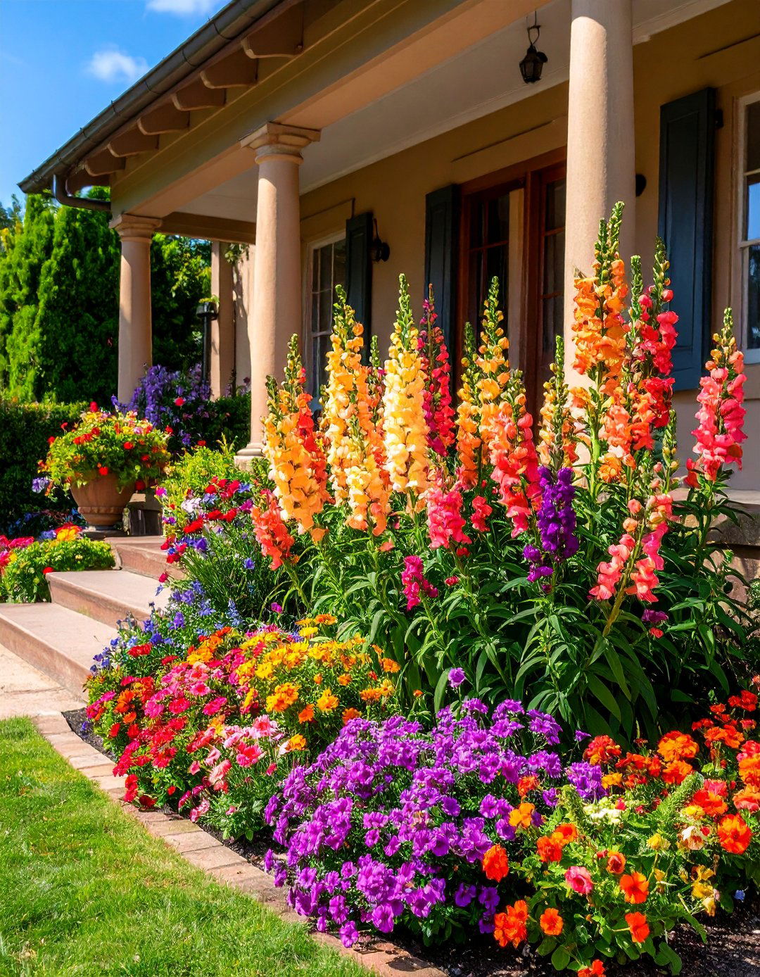 Snapdragon Vertical Color Towers - 25 Front Door Plants