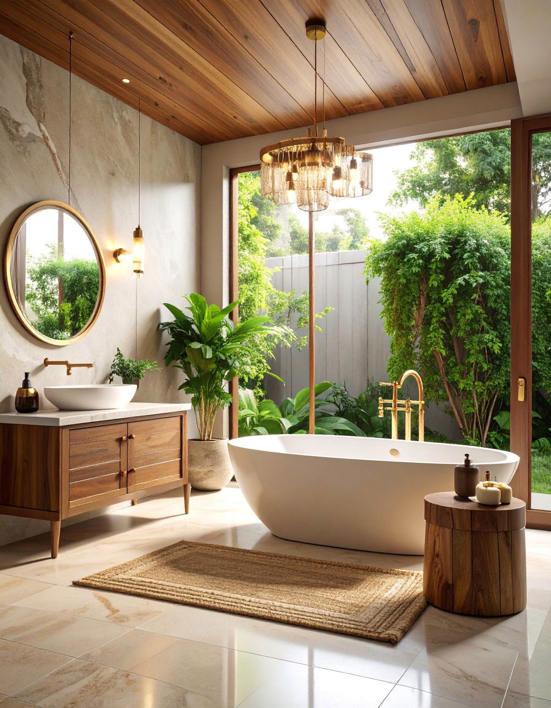 Soapstone and Chestnut Traditional Bathroom - 25 Earthy Bathroom Ideas