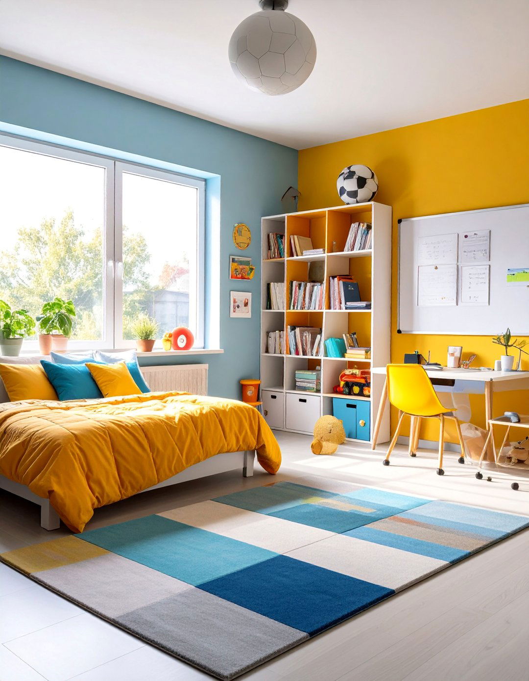 Soccer Bedroom with Coaching and Leadership Elements - 25 Soccer Themed Bedroom Ideas