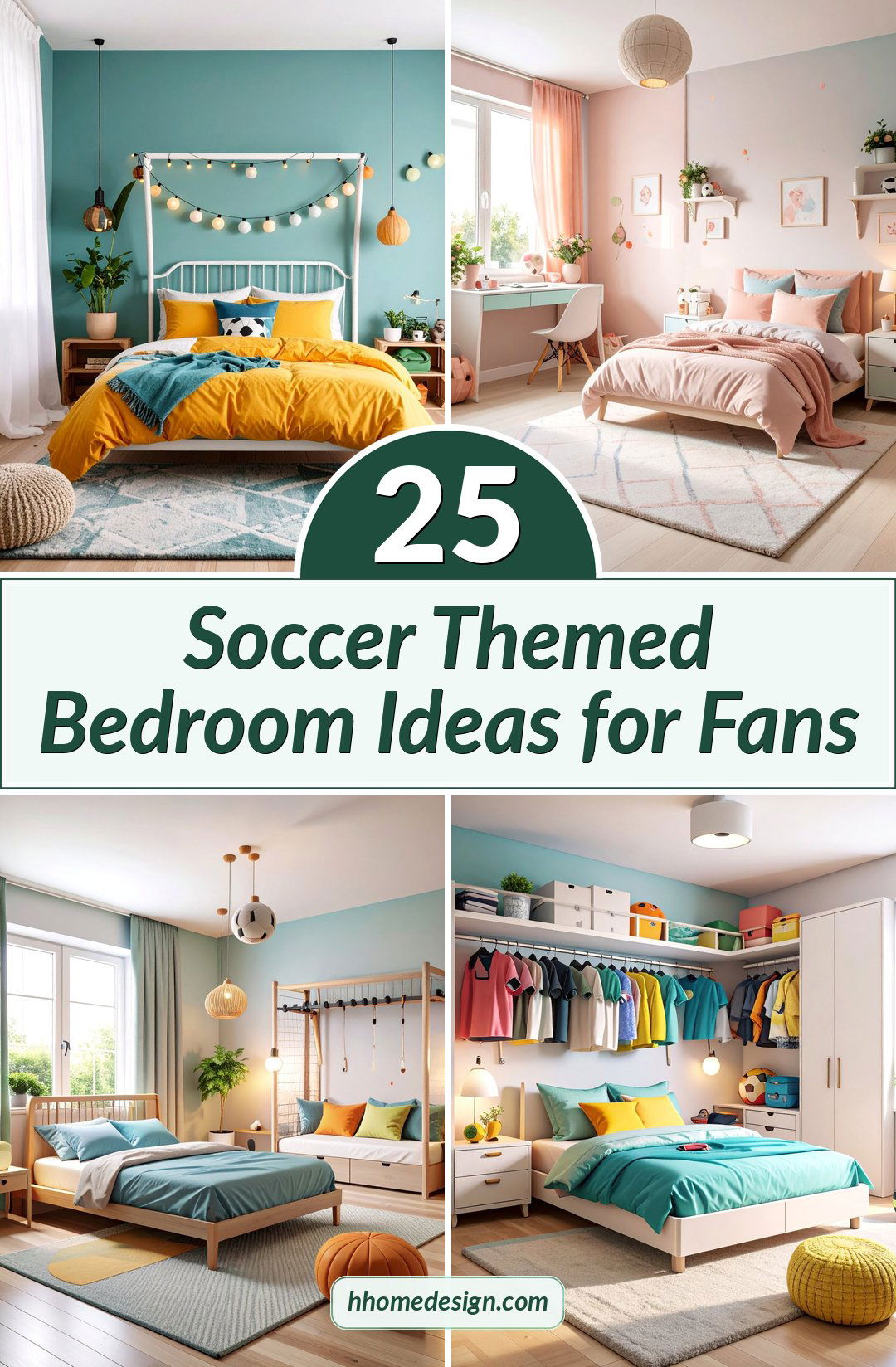 25 Soccer Themed Bedroom Ideas for Fans