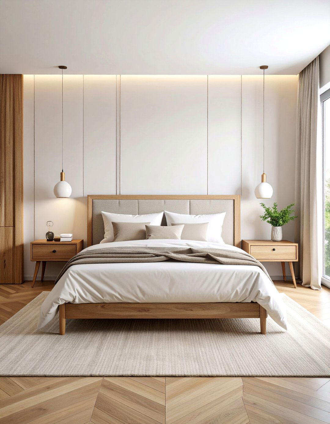 Soft Dove Gray Bedroom with Modern Elegance - 25 Bedroom Paint Colors